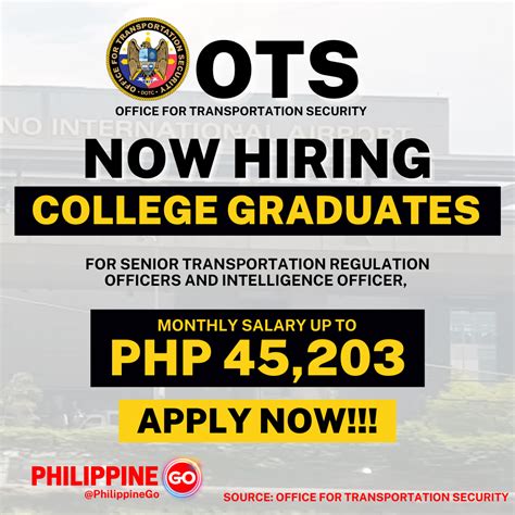 www.ots.gov.ph hiring|OTS Hiring: Job Openings until August 1, 2022.